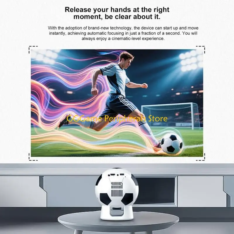 

U55B Portable Mini Projector Featuring Low Power Consumption Durability ABS for Sustainable Home Theater Applications