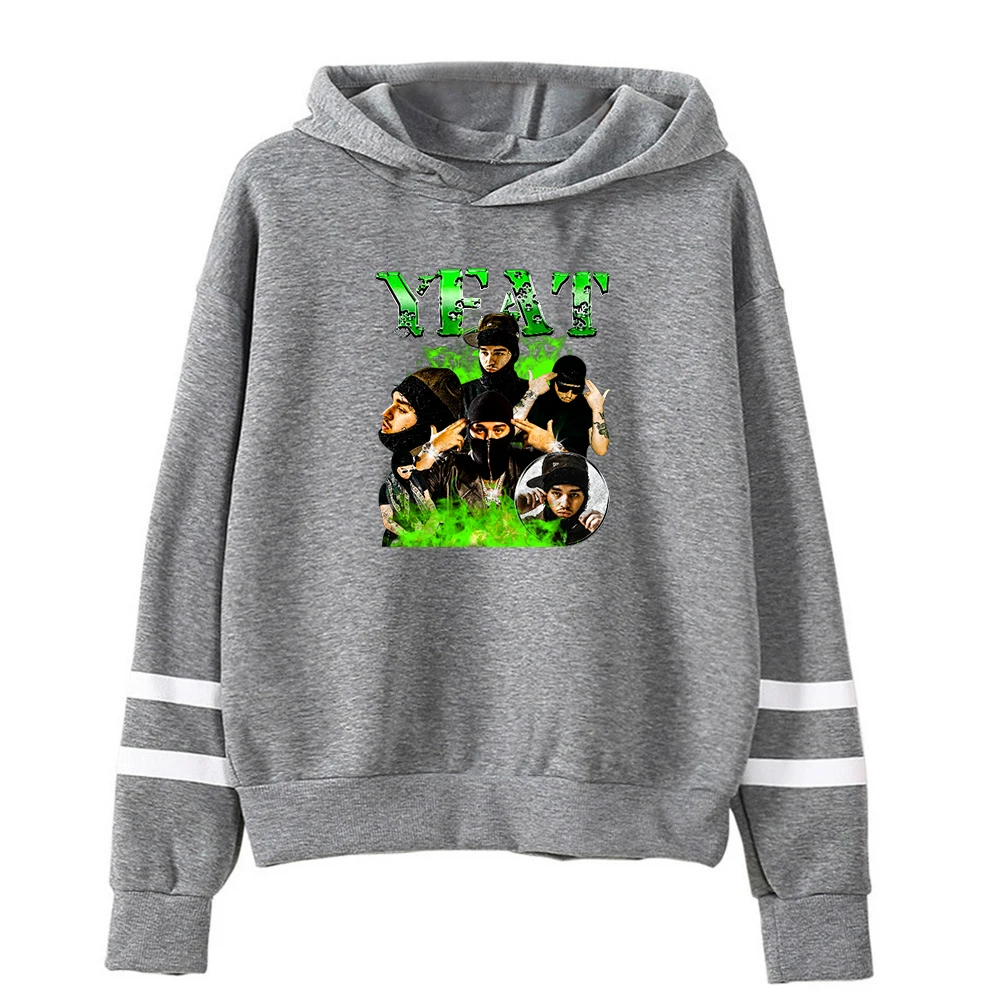 Yeat Rapper Hoodie 2 Alive Tour Vintage Merch Parallel Bars Sleeve Streetwear Women Men Hooded Sweatshirt 2023 Hip Hop Clothes