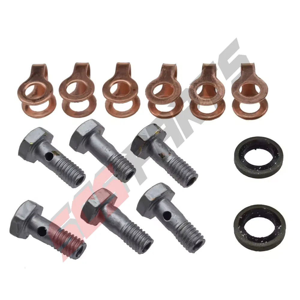 Fuel Return Line Banjo Bolt Seal Set For Dodge Cummins Engine 6BT5.9 6CT 4B