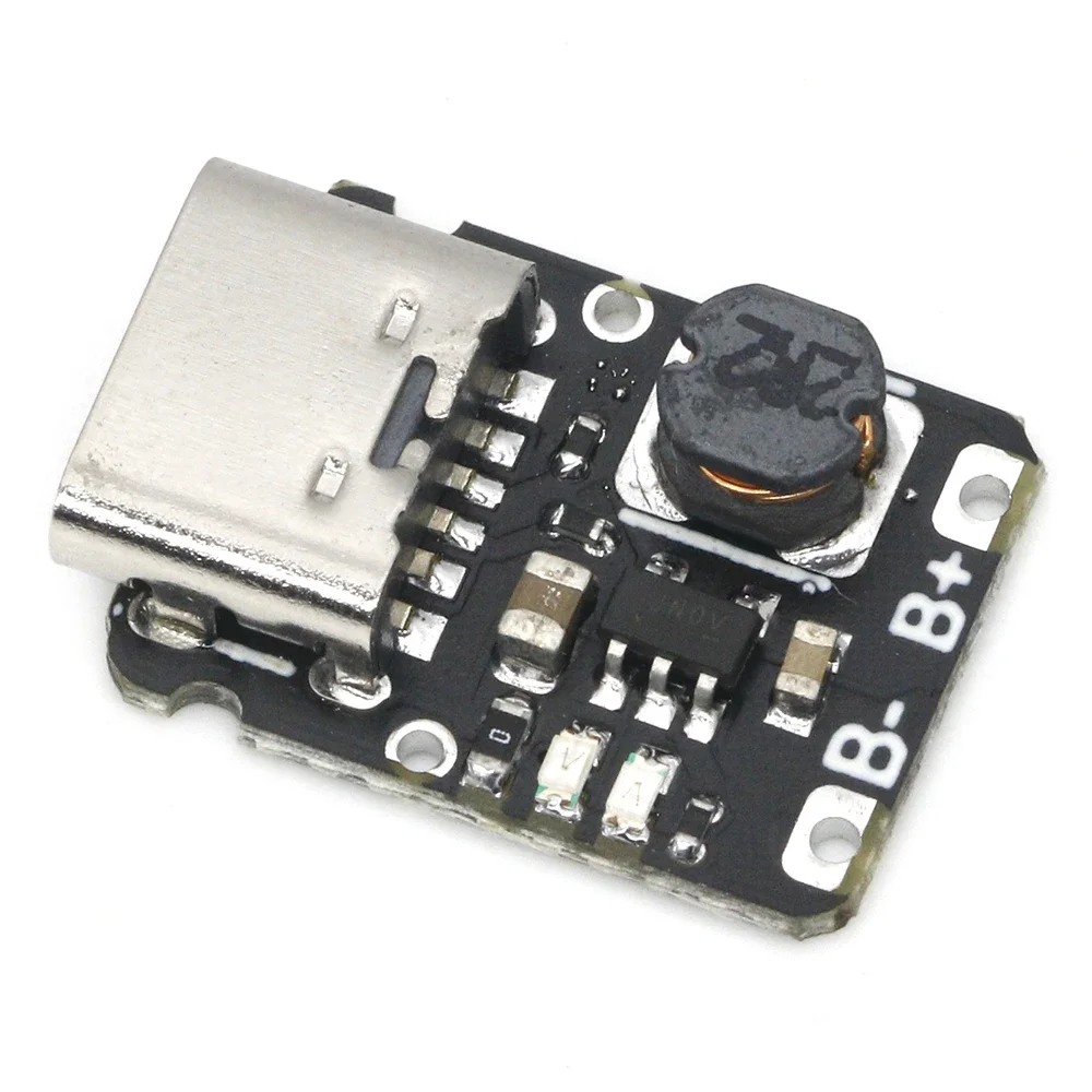 1/5PCS Mini lithium battery charging module with 5V output boost 18650 type-C with protection