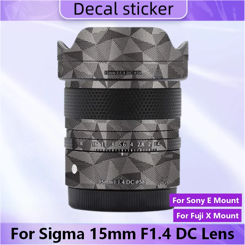 For Sigma 15Mm F1.4…
