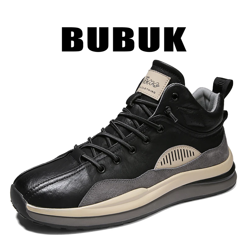 Bubuk Fashion Sports Men's Shoes, Outdoor Hiking Shoes, Low-Top Running Shoes, Business Leather Shoes, Suitable for All Seasons, Comfortable and Lightweight, Stylish and Versatile