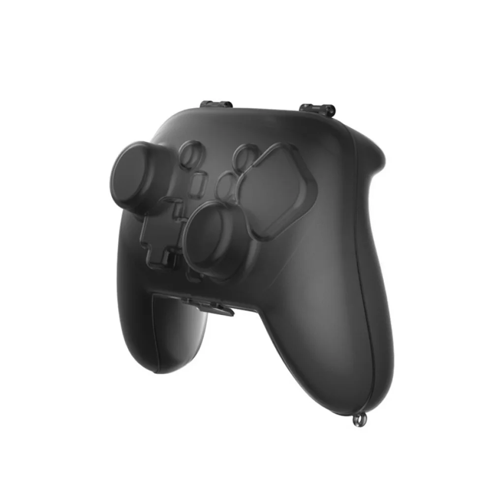

1pc Transparent Black Controller Protective Case Portable Dust-Proof Storage Case Frosted Case for Switch 2 Pro Accessories
