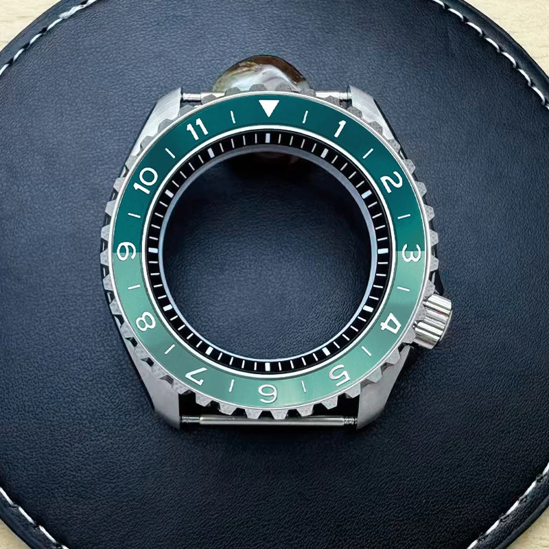 

42mm NH35 Silver SKX007 Watch Case Fits NH34 NH35 NH36 4R35 4R36 7S26 Movement Bilayer Dome Sapphire Glass Men Case Refit Parts