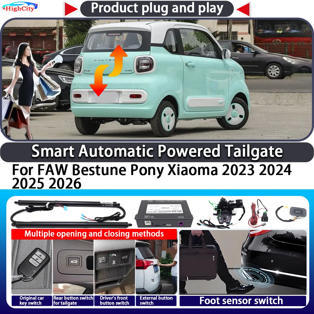

For FAW Bestune Pony Xiaoma 2023 2024 2025 2026 OEM Smart Automatic Powered Tailgate Key Control Trunk Lift Kit Power Tailgate