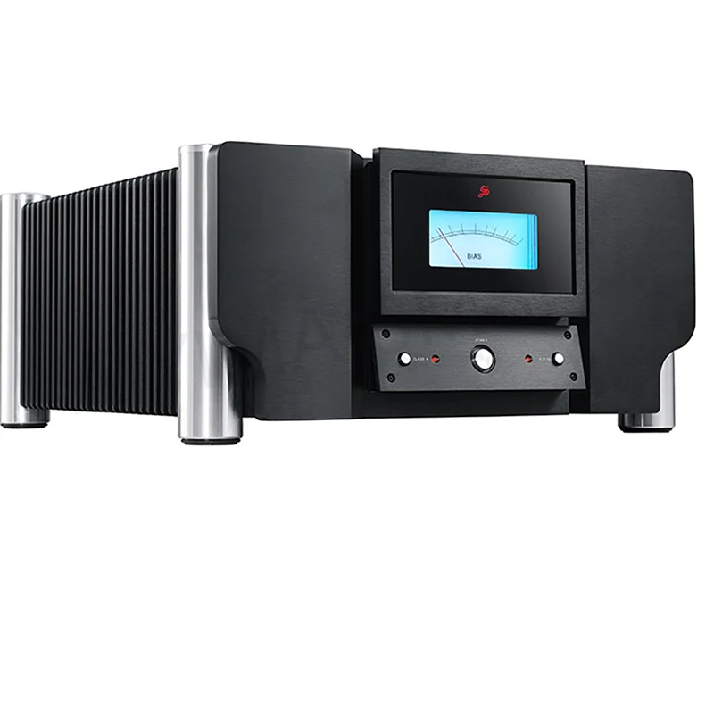 AIYIMA SMSL PSM-300T Fully Balanced Mono 6N16 Tube Class A Post Amplifier 300W Gallstone Hybrid Rear Amplifier Audio