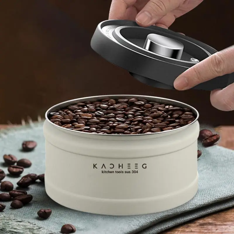 

2023 новый герметичный контейнер для кофе из нержавеющей стали, контейнер для хранения, вакуумные герметичные банки, банка для кофе, банка для кофе, зерен, чая
