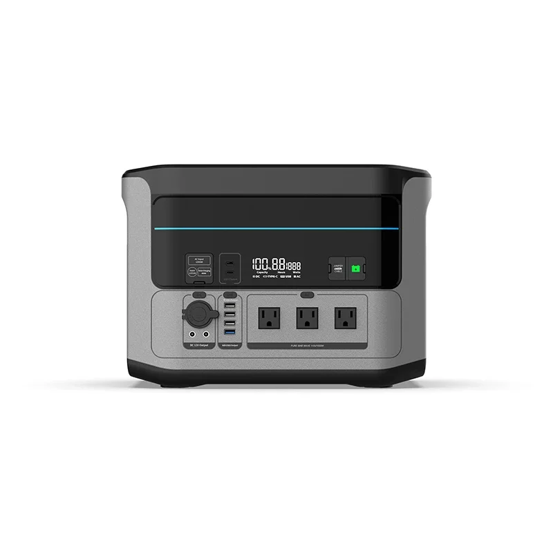 Gerador Portátil de Carga Rápida Móvel Tipo-C, Estação de Energia para Drone, AC, DC, 1500W, 110V, 220V