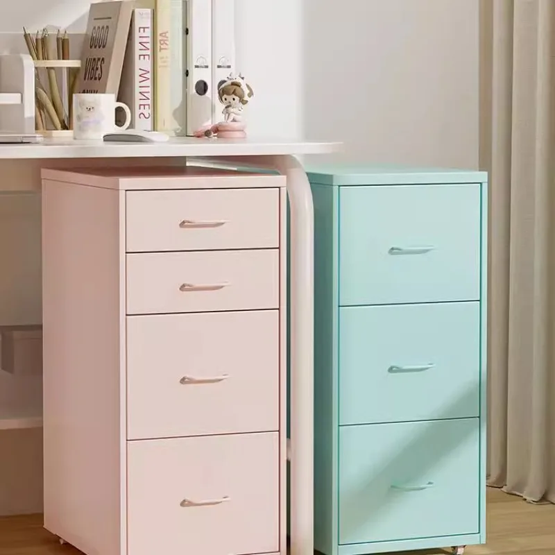 

Cream storage drawer cabinet simple multi-layer household living room storage table bedroom snacks bedside chest