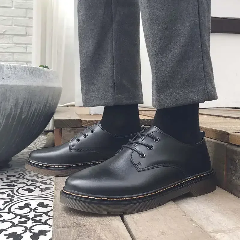 Vestido de estilo clásico con cordones para hombre, ropa Formal, zapatos italianos de lujo, Oxford