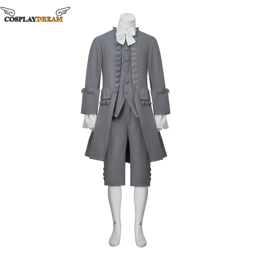 

Medieval Men's Uniform Set Victorian Men's Tuxedo Gentleman Suit Full Colonial Uniform Hamilton Coat George Washington Uniform