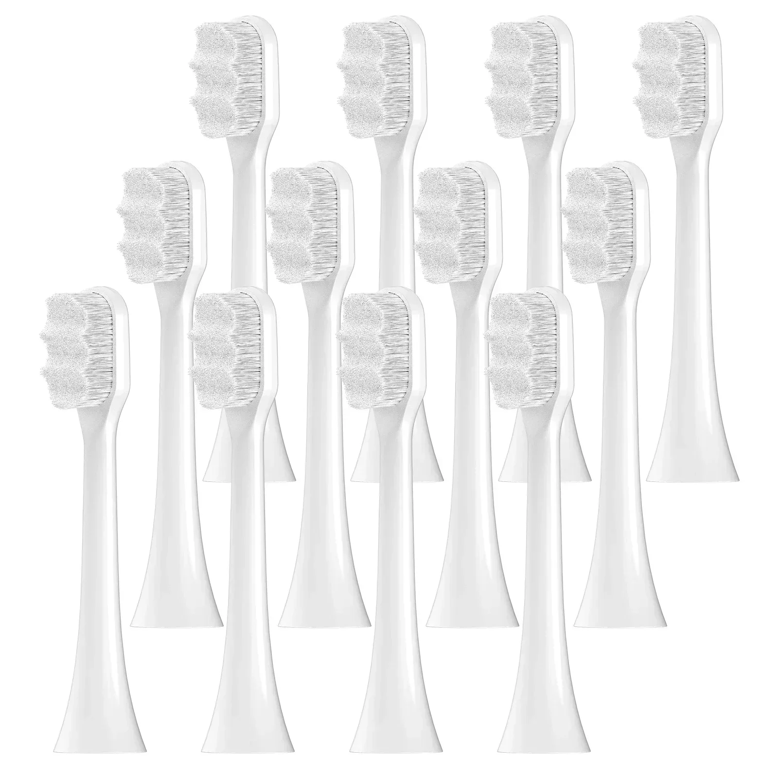 

Ultra Soft Brush Heads Compatible with Philips Sonicare Electric Toothbrush for Sensitive Teeth and Gums Care with Nano Bristles