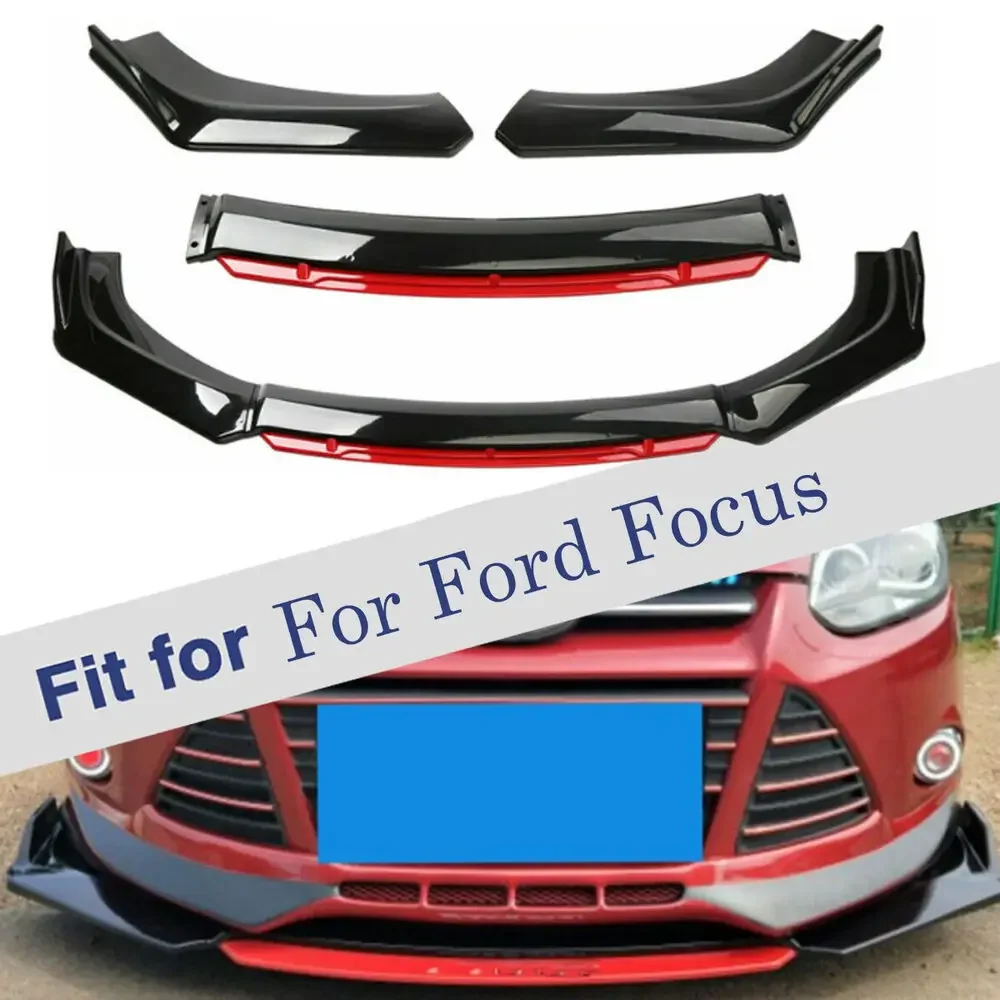 LAICY For Focus 2012-2014 Car Front Bumper Lip Auto Chin Spoiler Splitter Diffuser Body Kits Trim Air Dam Protector