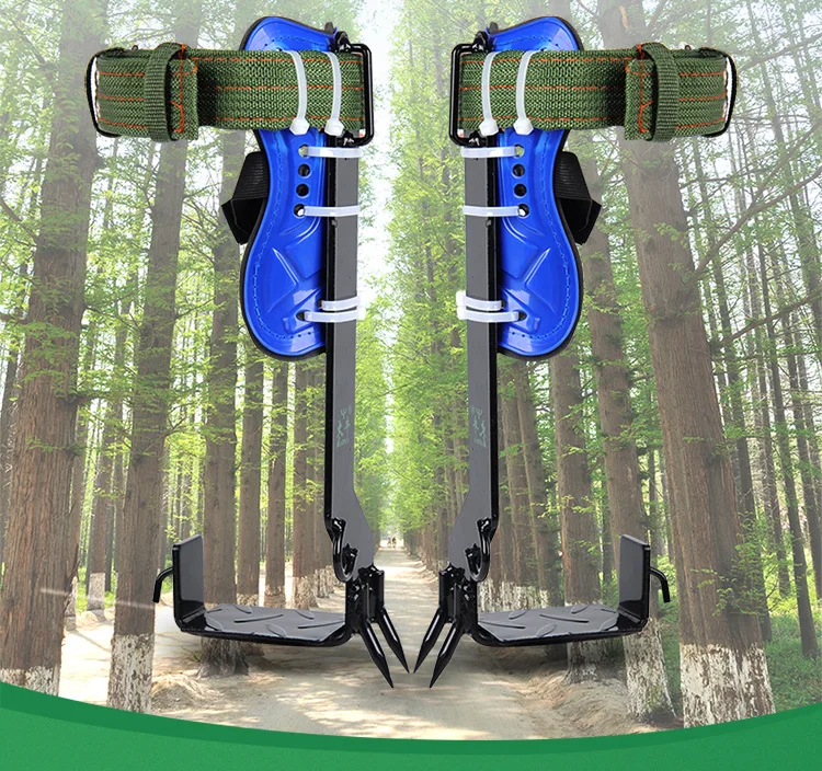 Outdoor Trees Climbing Equipment Stainless Steel Claw Trees Climbings Tool Shoes Tree Climbings Shoes Tree Climbings Spikes Set