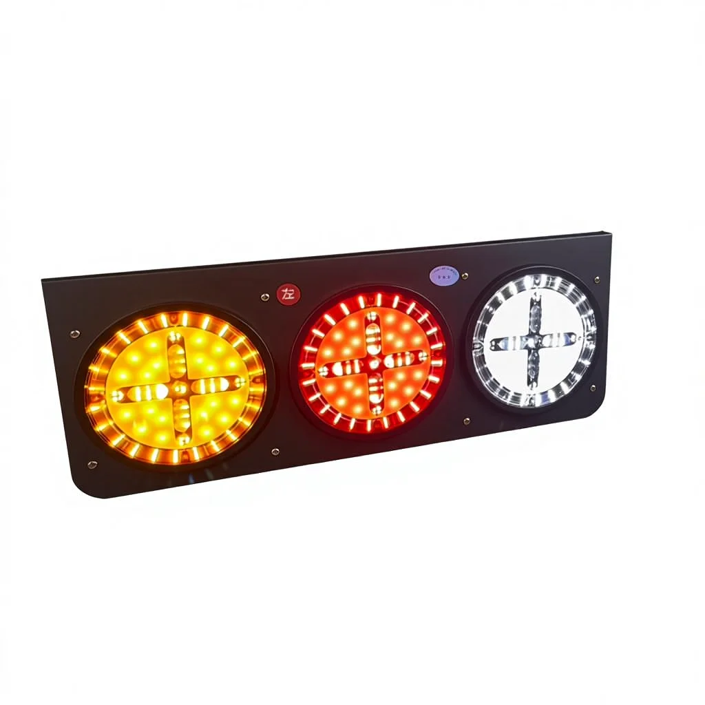 New 51.5cm 24V LED Tail Light Assembly Multi Function Rear Light for Truck Trailer with Universal Fitment and 1 Year Warranty