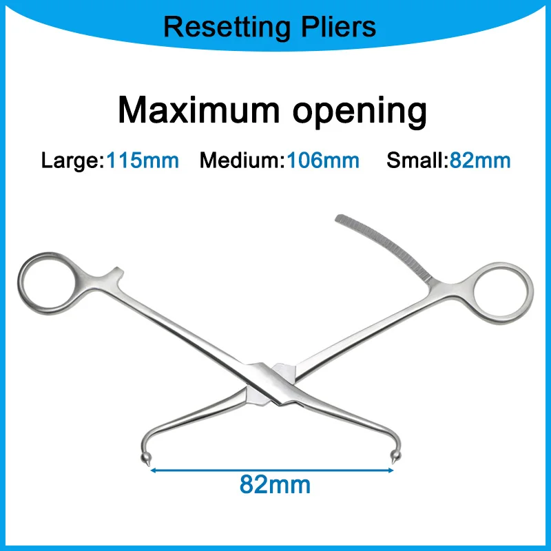 Bone Locking Forceps Pliers Stainless Steel Bone Reduction Forceps with Ball-Tip Veterinary Orthopedic Instrument - Image 6