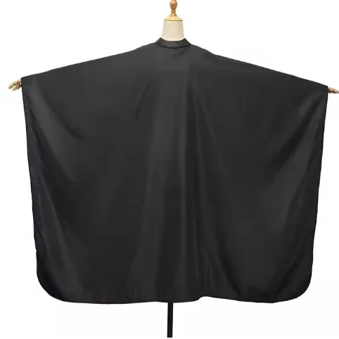 

Personalized Logo Clear Barber Cape Silicone Collar No Hair Stick Unisex Novel Style For Hairdressing Only