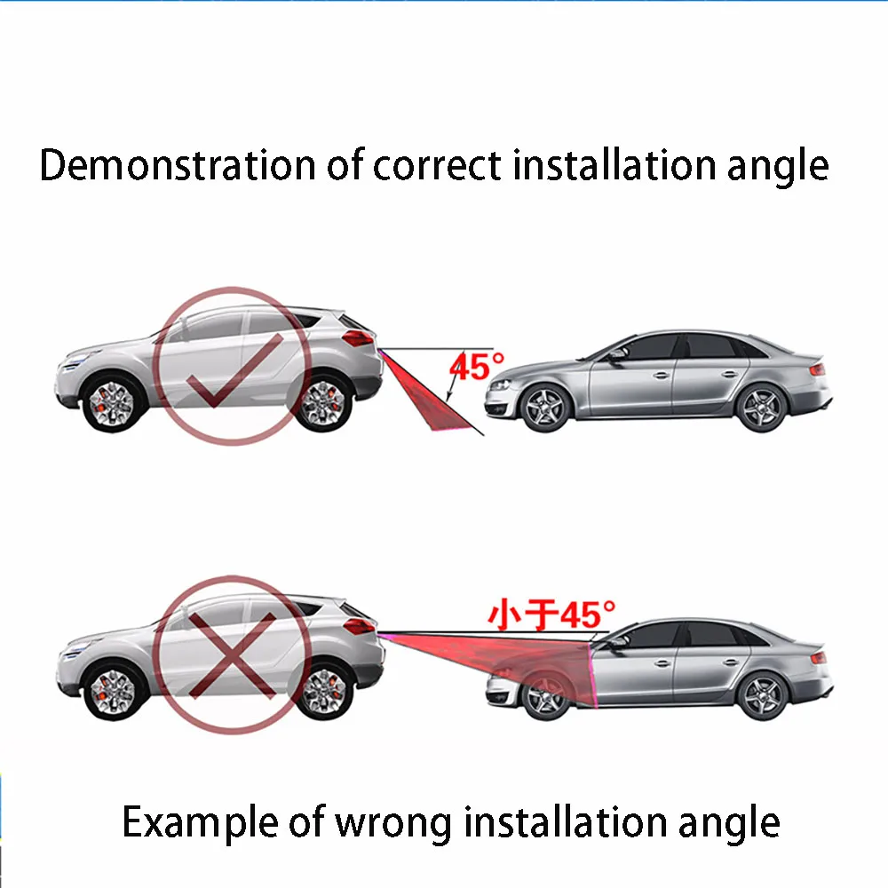 Car Red Indicator Light Rear Light LED Laser Indicator Lamp Motorcycle Signal Lamp Neon Indicator Red Warning Car Emergency Lamp