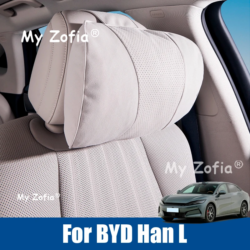 

Для BYD Han L 2025 2026, подголовник автомобильного сиденья, регулируемая защитная подушка для шеи, подушка для талии и спинки, аксессуары для интерьера