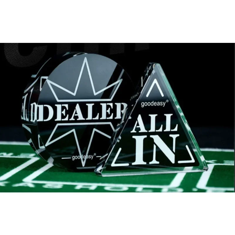 Texas Hold'em House Code Position Card Pressure Machine Banker Indicator Button Chip Accessories 1PCS ALL IN DEALER Token Coin