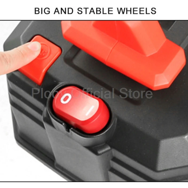 1200W Industrial Vacuum Cleaner High Suction Wet Dry Multi functional Storage Commercial Vacuum Cleaner One Click Cord Rewind