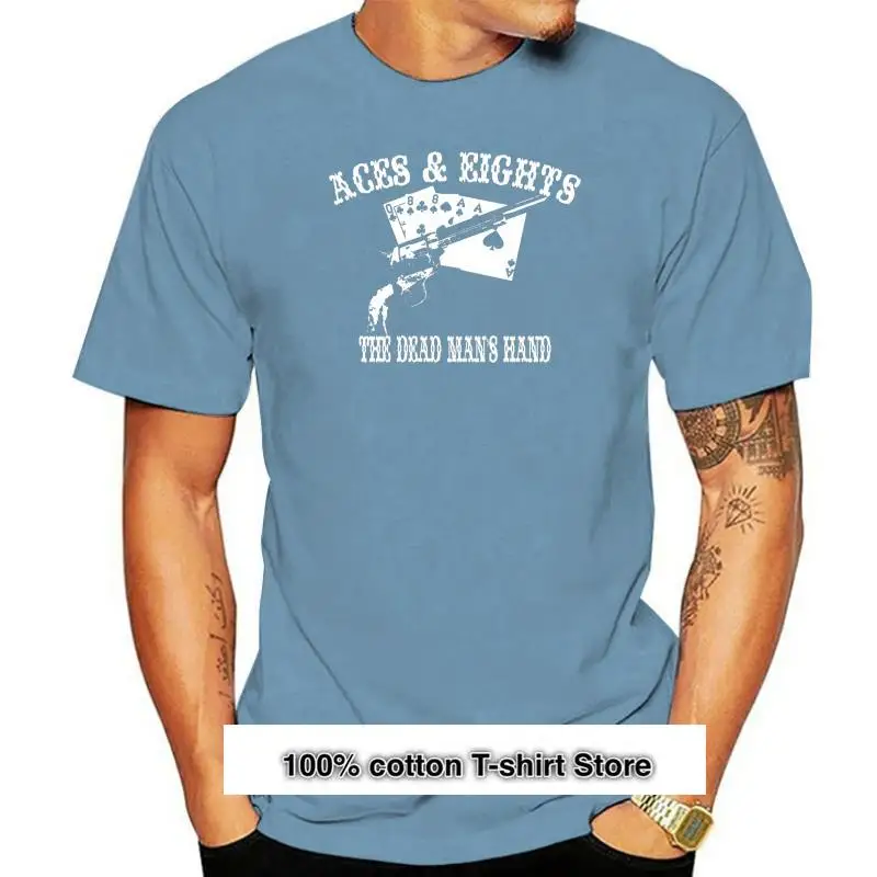 Camiseta de ases And eight, hombre muerto, mano, póker, Wild Bill