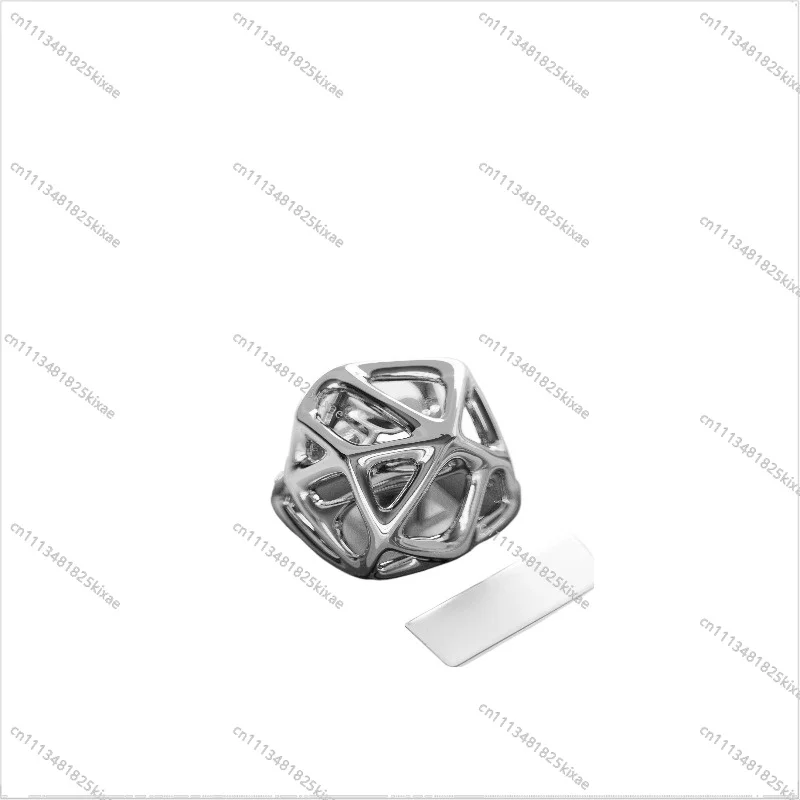 For Hollowed Out Platinum Personalized Keycaps Black and Yellow Metal Keycaps Single Original Esc Key Design Gift