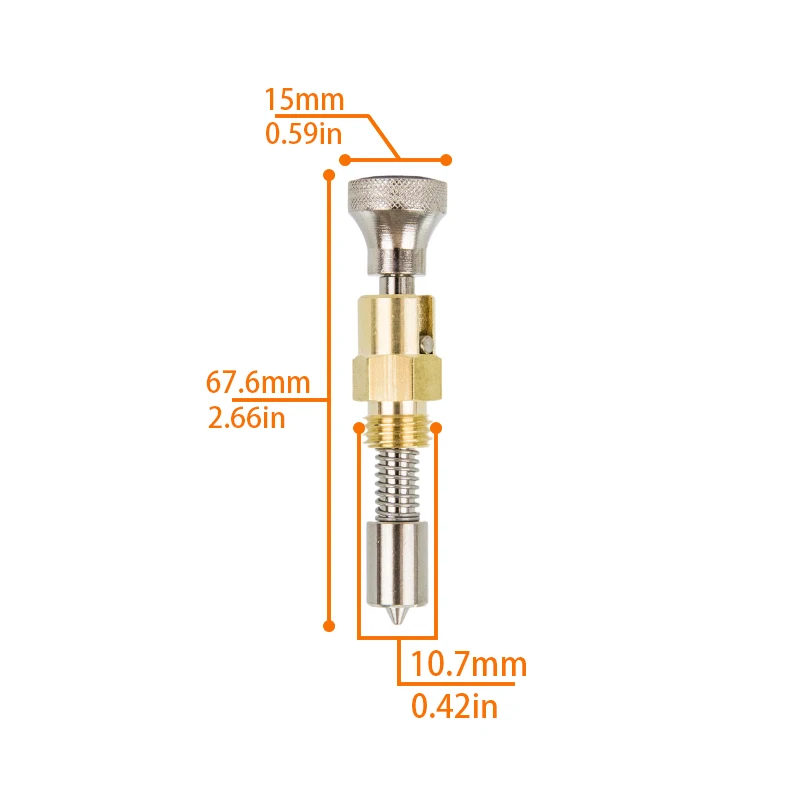 Motorcycle Carburetor Manual Choke Plunger Starter Valve For Harley S&S Super E/G/B Super E Super G Super B