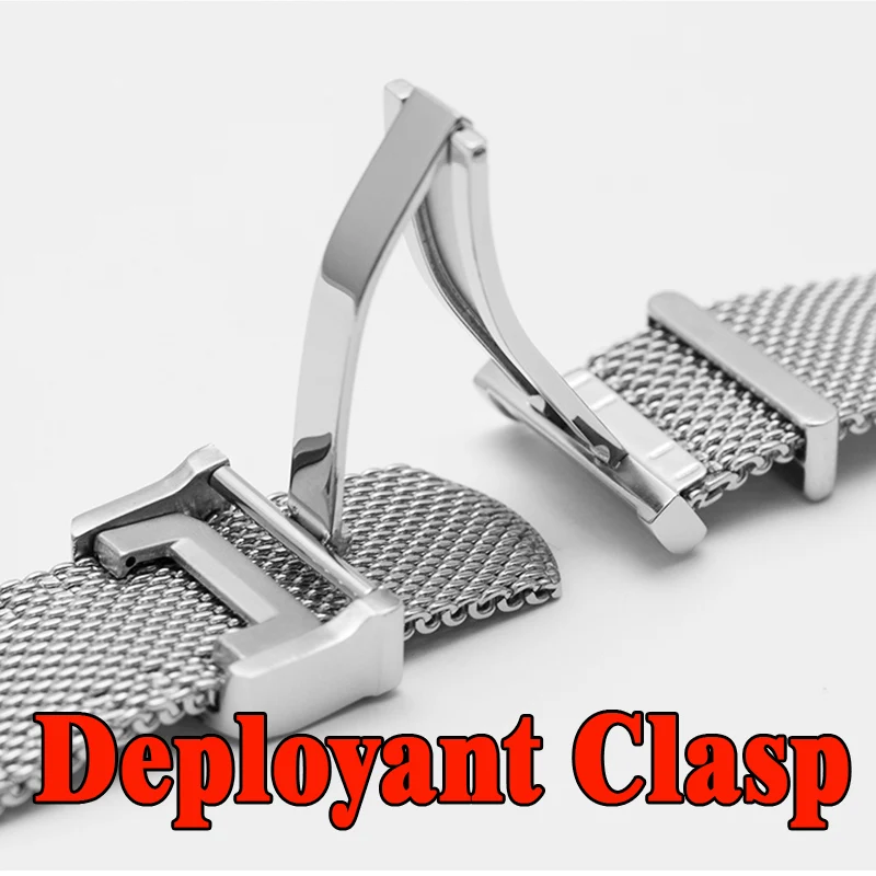 For IWC PORTOFINO FAMILY Series Strap Watch Accessories Folding Clasp Milanese Stainless Steel Mesh Watch Band Best 20mm 22mm