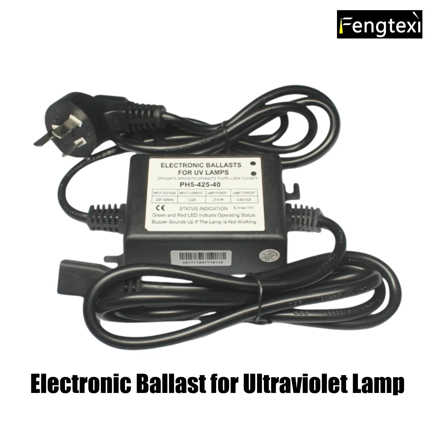 

PH5 - 425 - 40 Встроенный электронный балласт для УФ-лампы Подходит для ламп 21–41 Вт