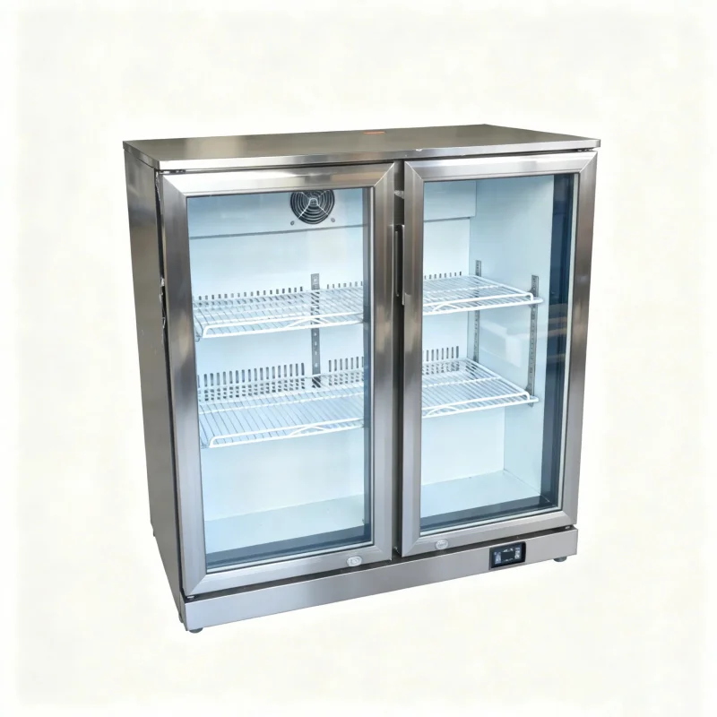 custom.Rebirth RBC Back Bar Cooler Fridge Cu Ft Commercial Beer Beverage Undercounter LED Light Adjustable ETL Stainl