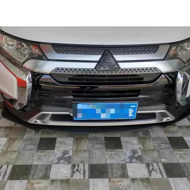

Для Mitsubishi Outlander 2015-2022: Передний бампер, диффузор, накладки, комплект обвеса, аксессуары для защиты от столкновений