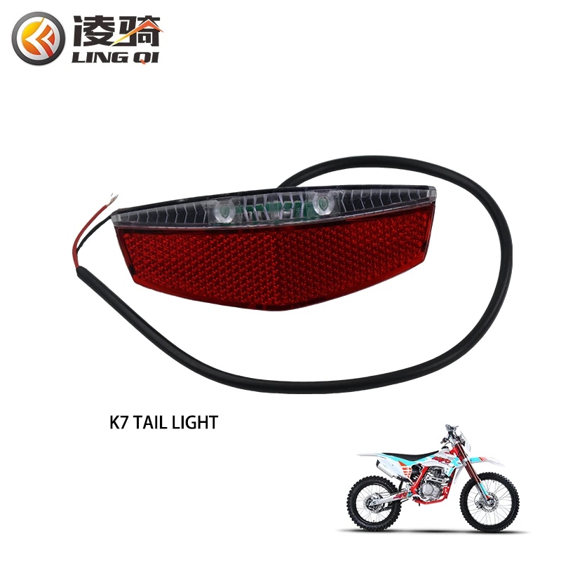 LINGQI RACING Ultra Bright Bike Taillight Bicycle Lamps Motorcycle Safety Warning Rear Light Rechargeable LED For Motorbike