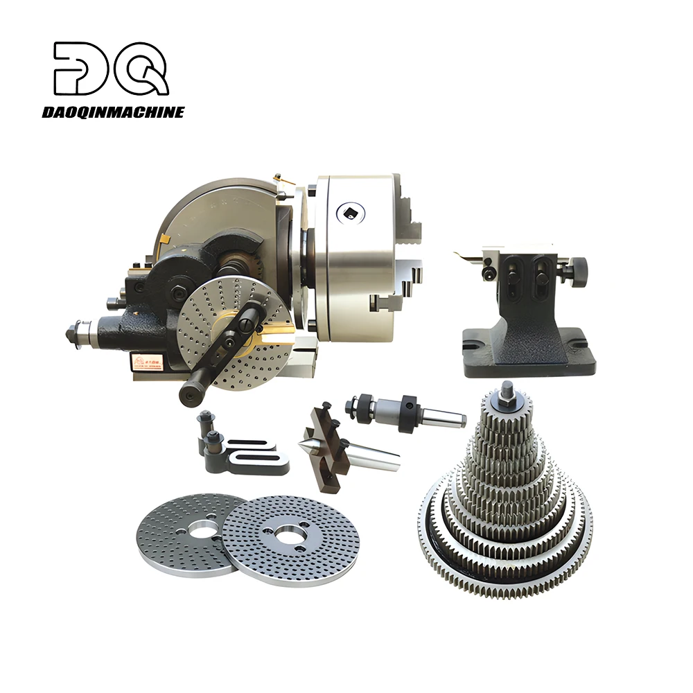 Universal Steel Dividing Head CNC Vertical Horizontal Dual-Purpose Milling Machine Accessory Simple Fast