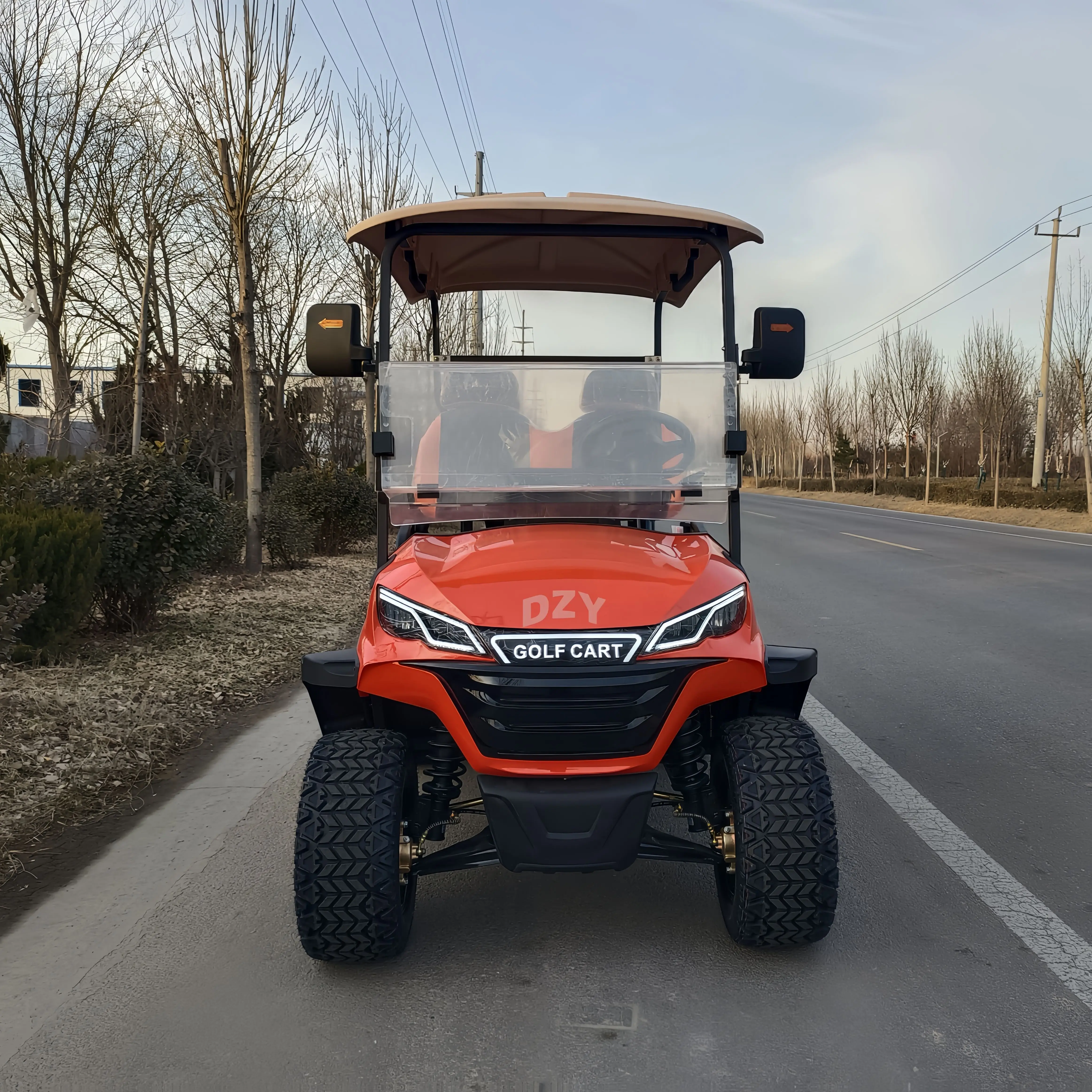 Wholesale Golf Course Cars Customized Luxury Electric New Off Road High Quality 72V Golf Cart with Lithium Battery