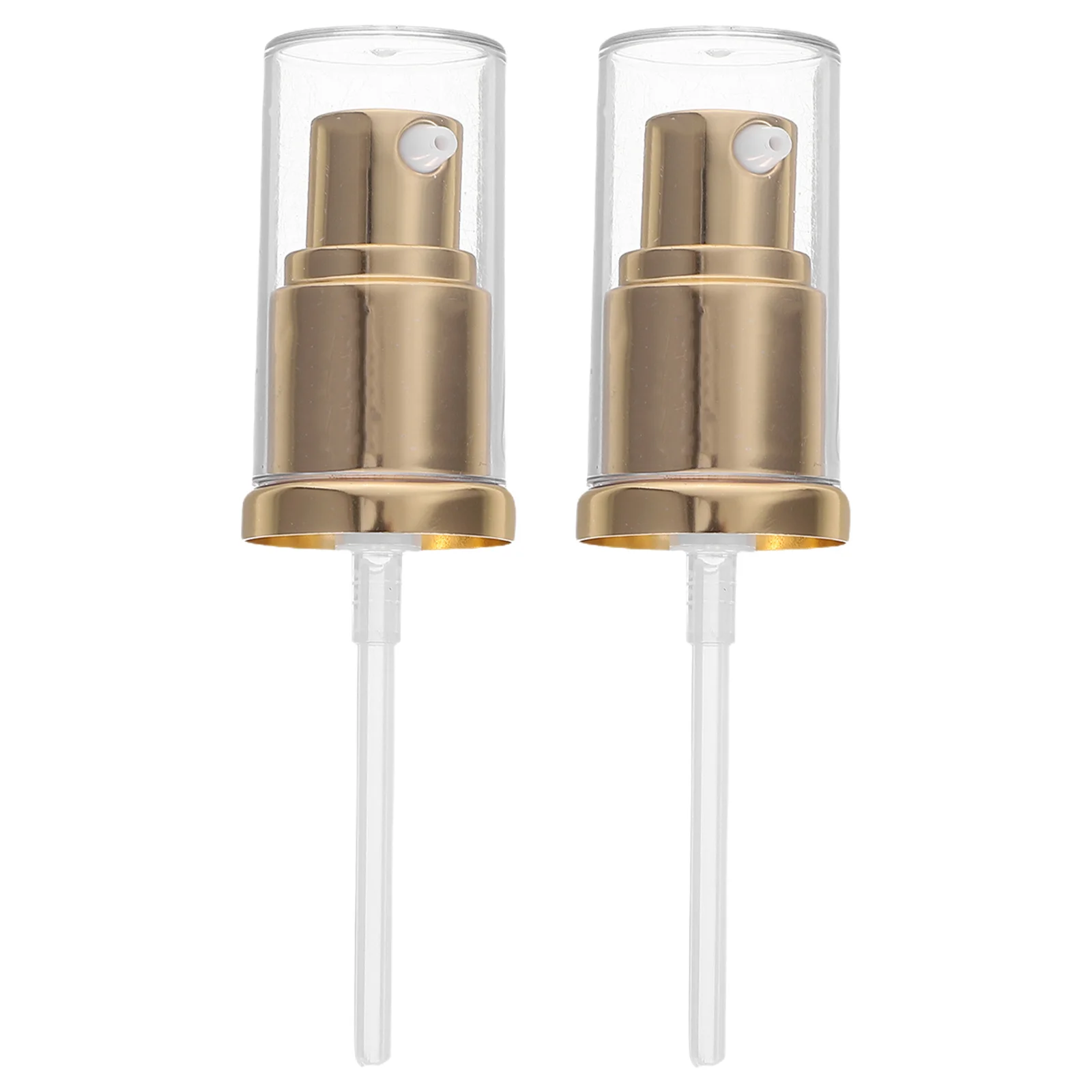 2pcs Replacement Pump Head for Foundation Bottle Plastic Liquid Makeup Dispenser Pressure Emulsion Pump Accessories