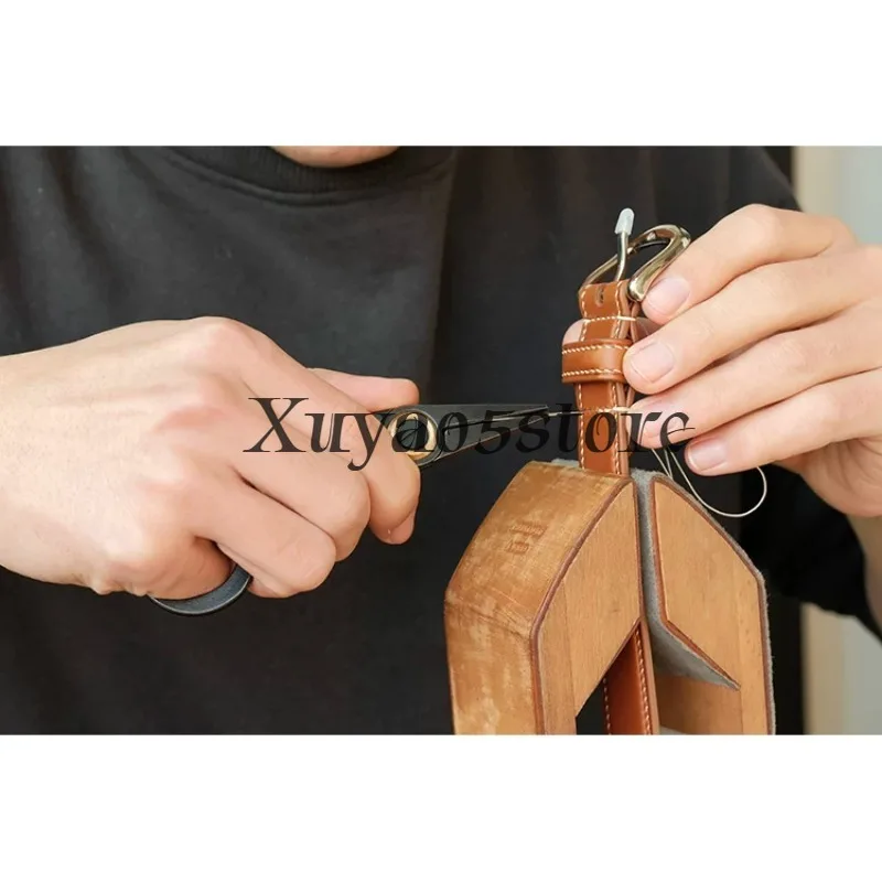 Stainless steel needle pliers, pointed nose pliers, hand sewing threading assistance, handmade leather DIY tools