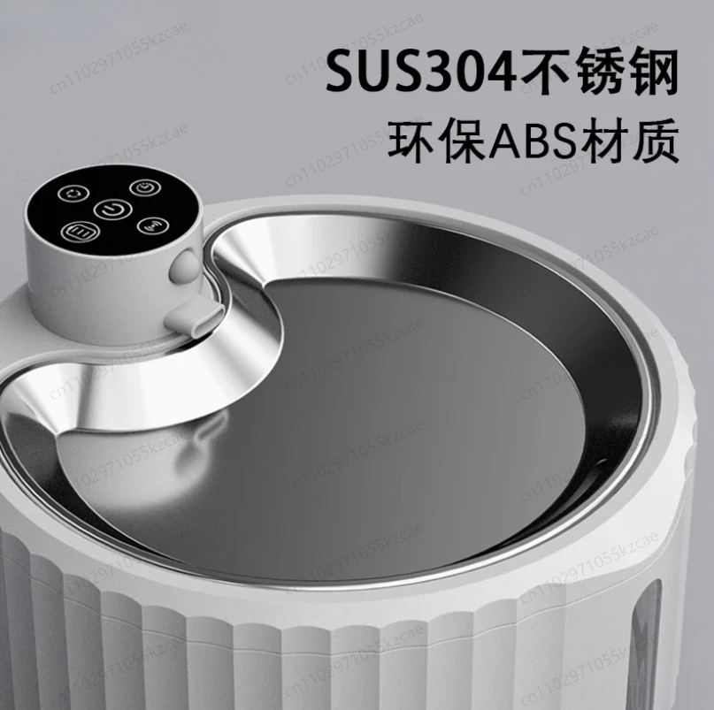 24/7 Health Care: Large Capacity Smart Feeder & Flowing Water Dispenser. Hygienic Stainless Steel Promotes Drinking.