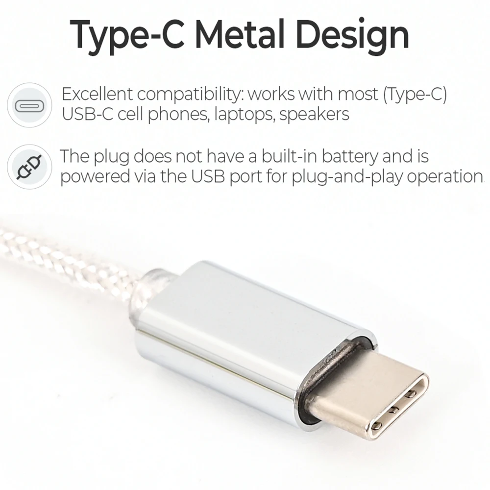 

Разъем USB c на 3,5 мм, обновленный позолоченный звуковой сбалансированный адаптер для наушников Type-C, преобразователь 4,4 мм, 2,5 мм, провод для переоборудования наушников