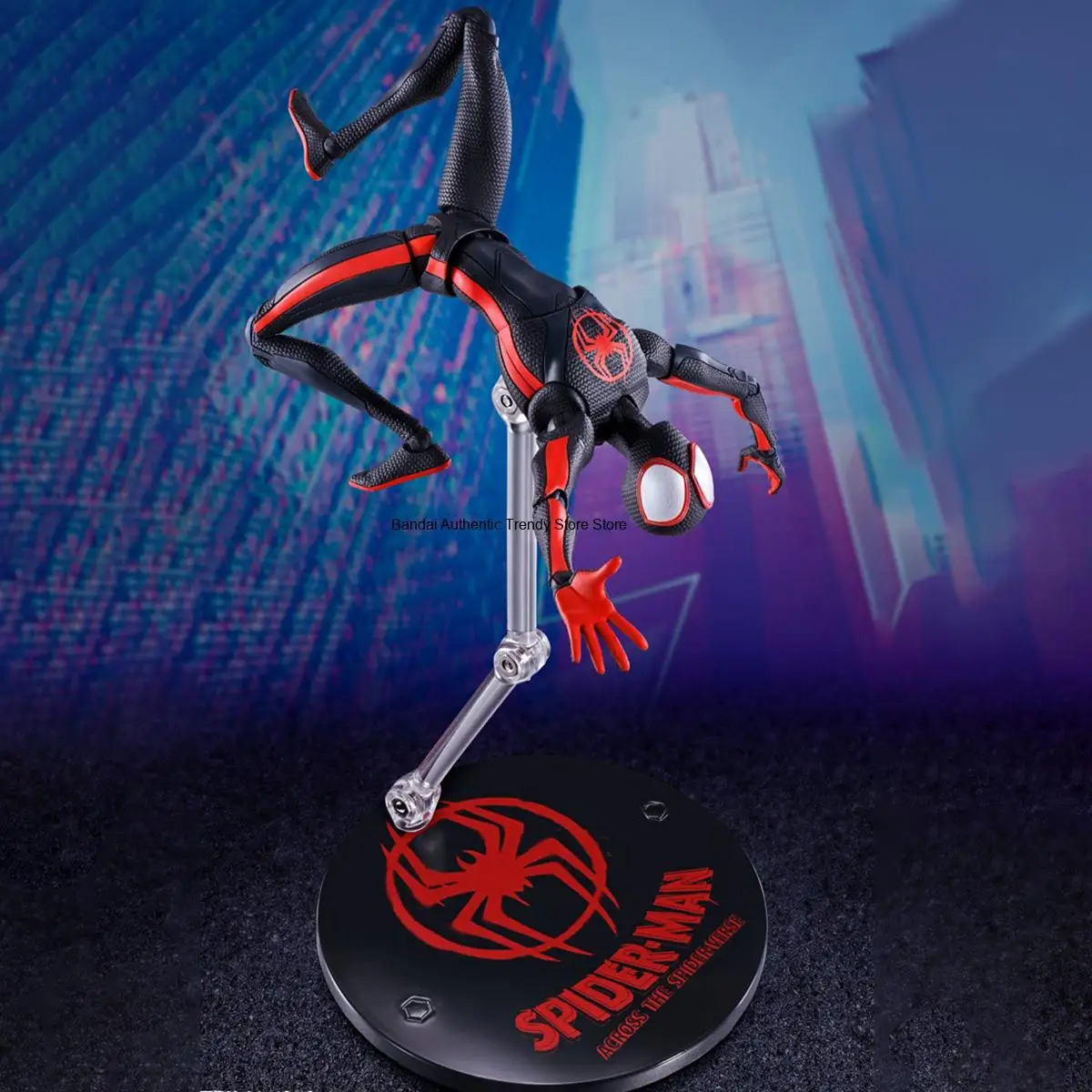 100% in Stock Original Bandai Spirits S.H.Figuarts Spider-Man: Across The Spider-Verse Peter B. Parker Gwen Stacy Miles Morales - view 3