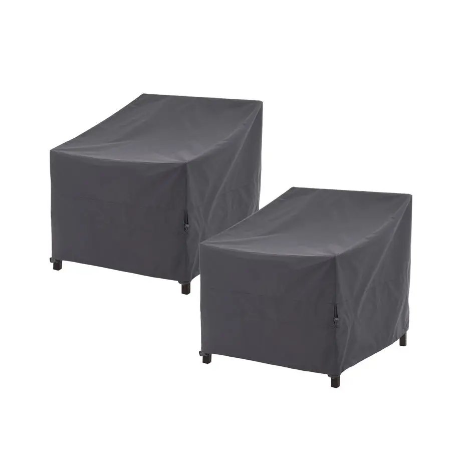 

Patio Chair Cover, Outdoor Lounge Cover, Heavy Duty, Waterproof Lawn Chair Covers, 43W x 42D x 42H, Grey, 2Pack