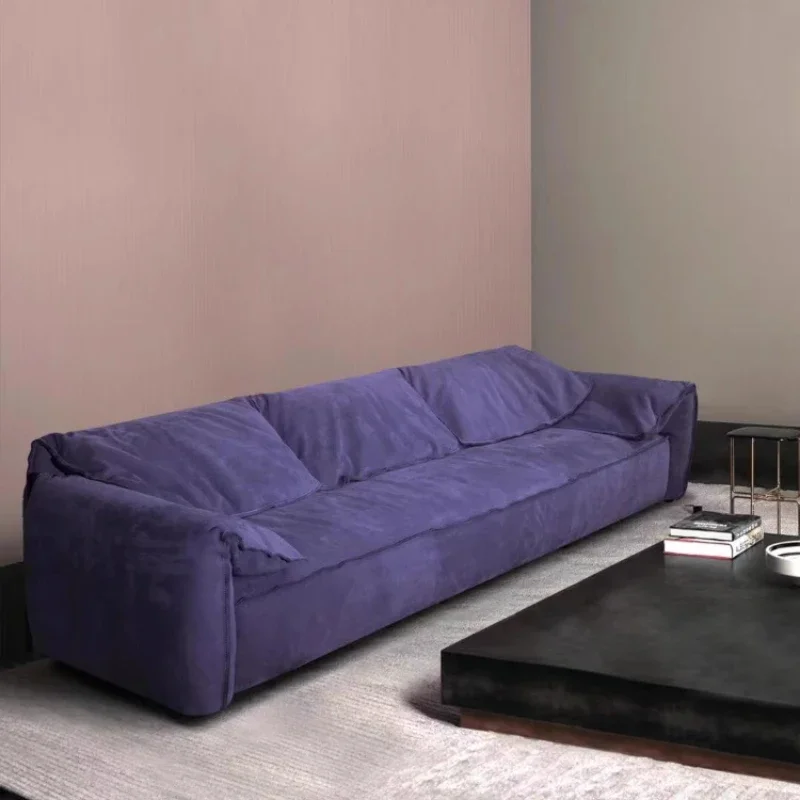 Minimalist Living Room Sofa Luxury Italian Nordic Large Modern Lounge Couch Chaise Double Leather Women Muebles Trendy Furniture