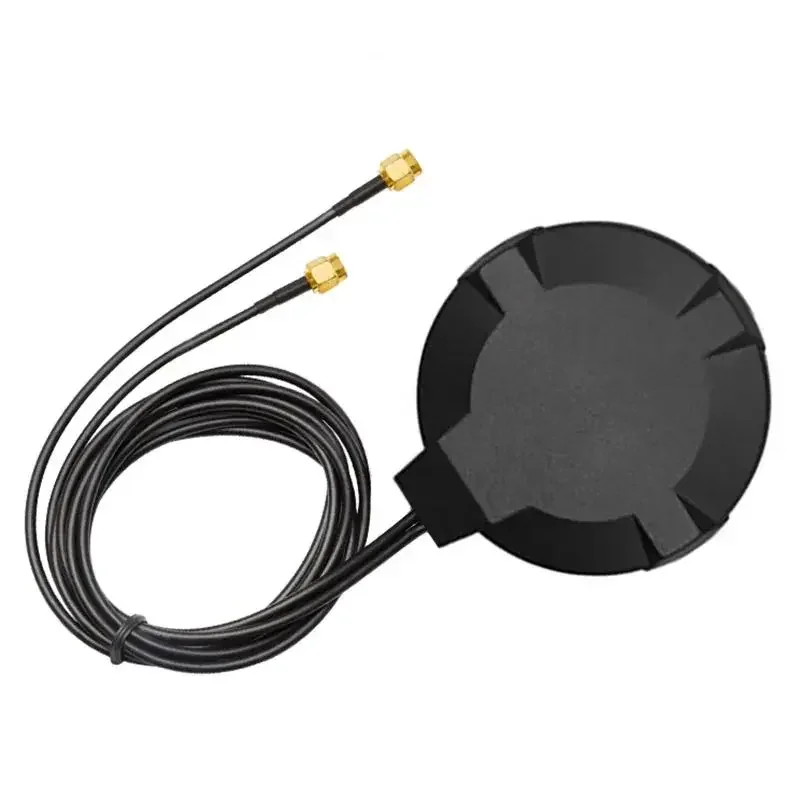 

Vehicle Navigation Positioning Antenna 4G/GSM/GPS BD/WiFi 2-in-1 Combined Dual Band Antenna Satellite Mobile Signal Booster SMA