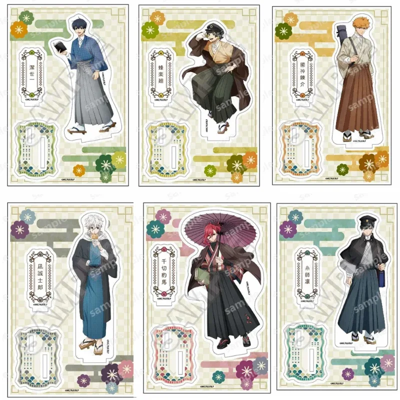 

BLUE Lock Anime Acrylic Display Stand Figures Reo Mikage Chigiri Hyoma Isagi Yoichi Model Plate Desk Decor Kimono Standee Sign