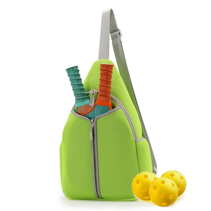 Bolsa Bandolera Pickleball - Mochila Bandolera para Pickleball, Tenis, Raqueta y Viajes para Hombres y Mujeres