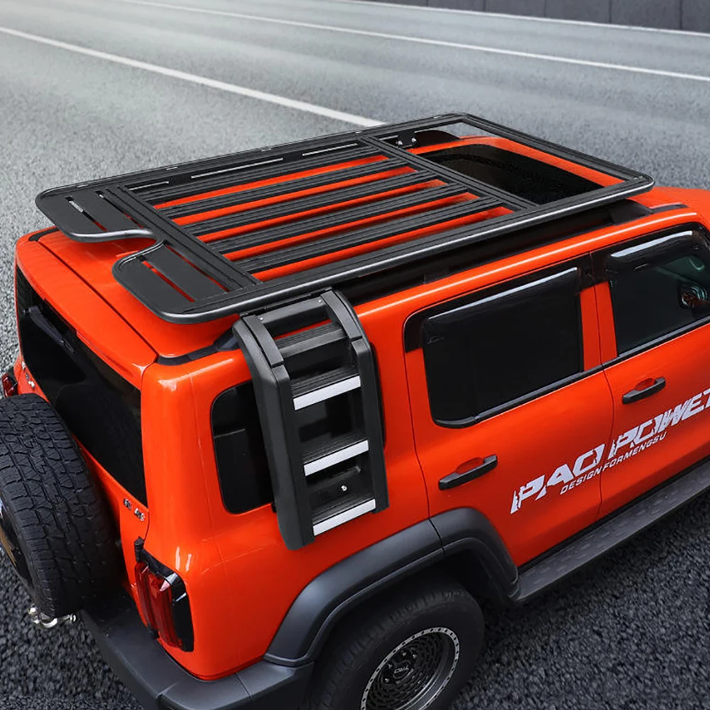 سلم جانبي للسيارة 4x4 للطرق الوعرة للخزان 300 2021 2022 2023 2024 ملحقات سلم معدلة ومحدثة #3