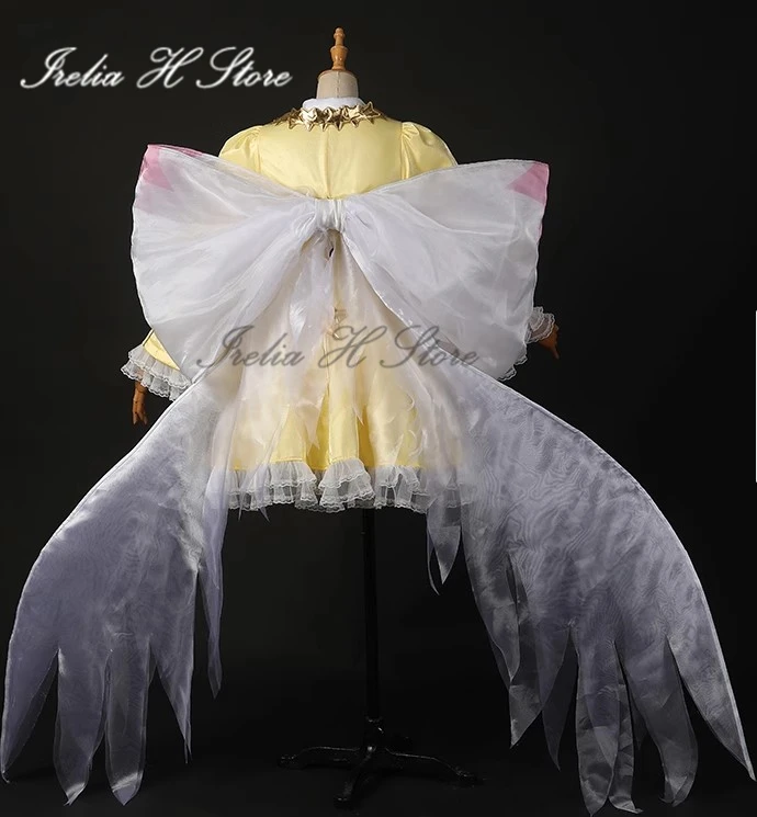 Irelia H Store Anime Card Captor Sakura Cosplay Costume Sakura yellow Stars dress female can custom made image 2
