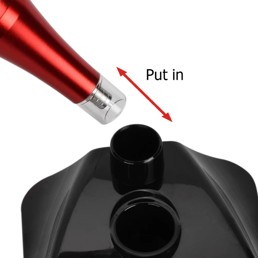 

1Pcs 9-Hole Colorant Holder Stand Rack Pigment Cup Black Practical Use Small Medium Size Cups Pigment Cup Rack