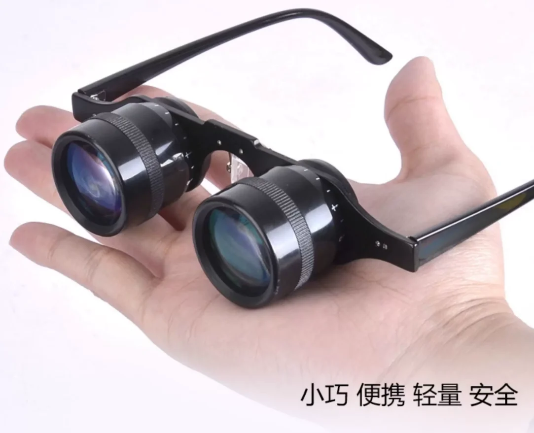 Head Mounted Fishing Binocular Magnifier Glasses High Power Floating Float Viewer HD Outdoor Telescope for Fishing