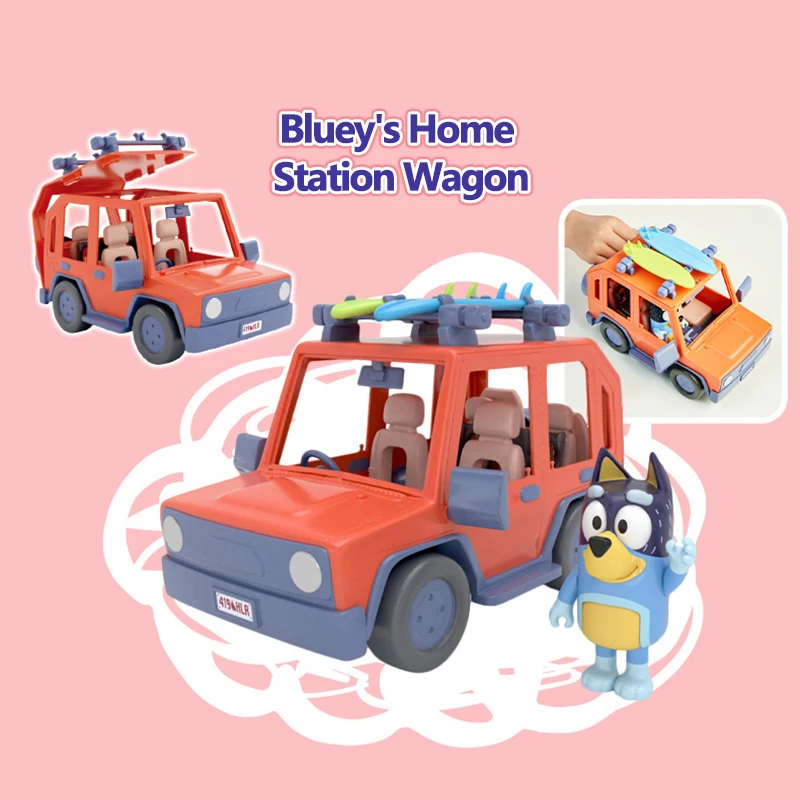 Bluey And Bingo Dog Family House Toy Set Anime Figure Cosplay Living Room Sofa Bed Ornaments Play House Gift For Children